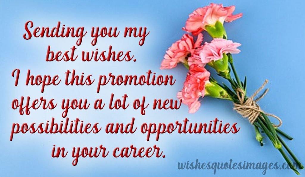 promotion wishes