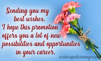 promotion wishes