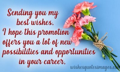 promotion wishes