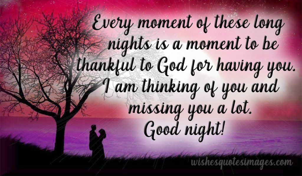 good night messages for him image