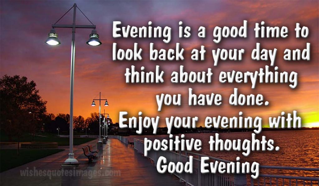 good evening quotes image