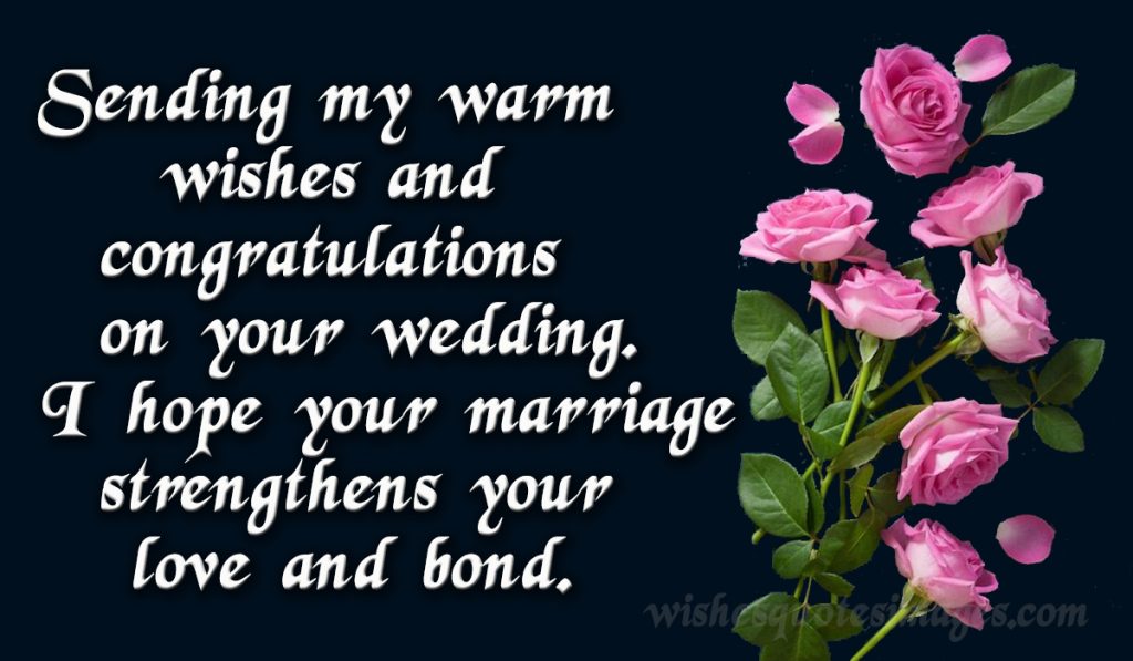 happy wedding wishes image 2023