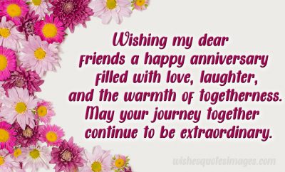 anniversary greetings for friend