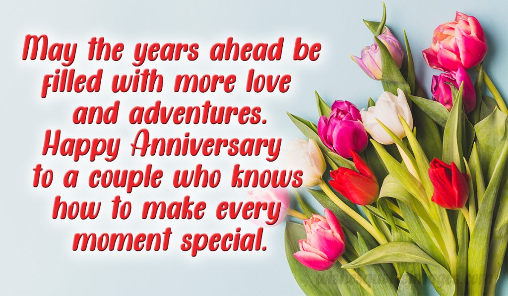 happy anniversary wishes for dear friends