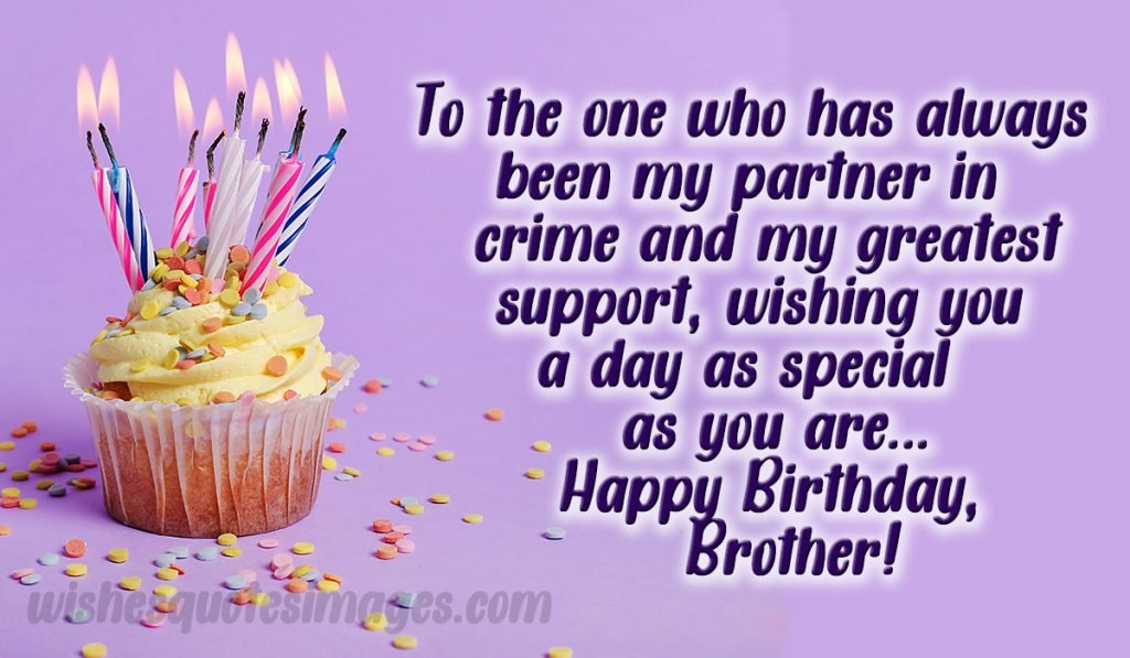 Heart Touching Birthday Wishes For Brother With Images
