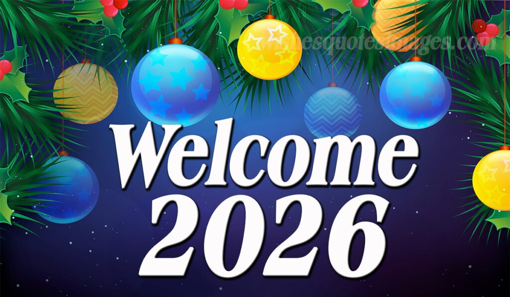 welcome 2026 wallpaper