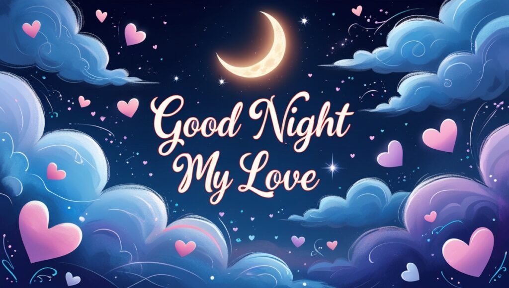 good night lovely image