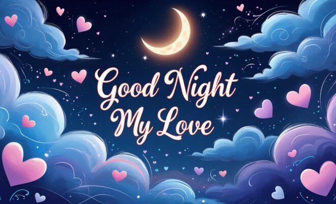 good night lovely image