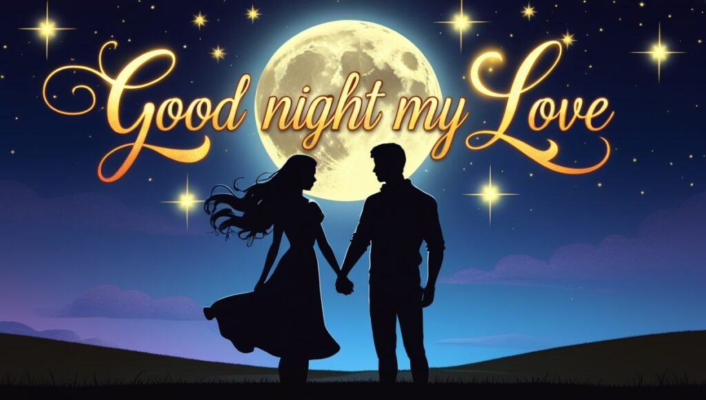 romantic good night image
