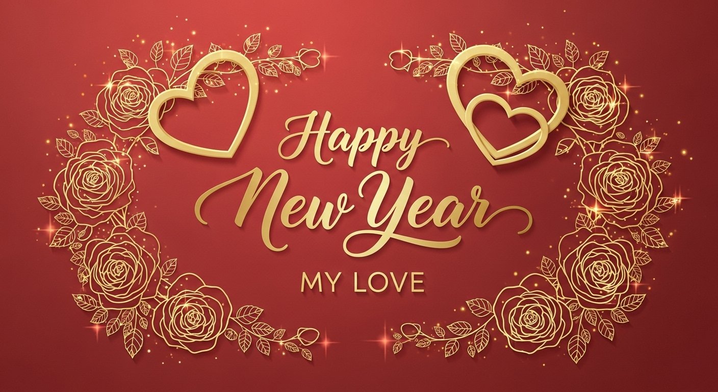 Happy New Year Love Images With Messages & Quotes