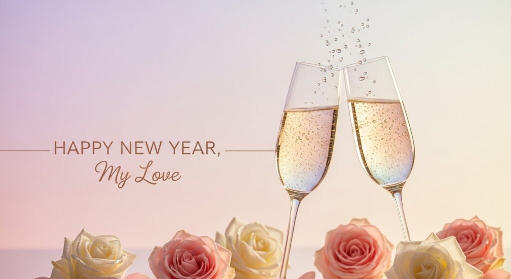 new year wishes my love image